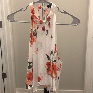 Zara floral blouse